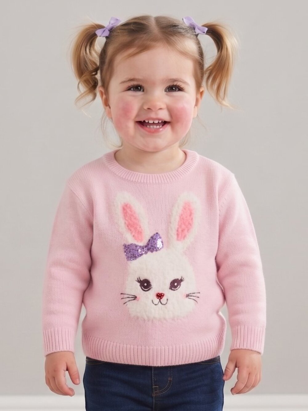 NWT ✨ Toddler Girls Easter Bunny Sweater - Size: 2T